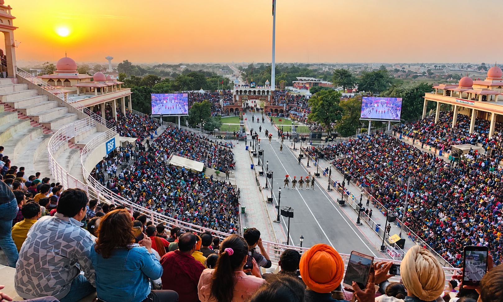 The Wagah Border Ceremony Theatre, Patriotism, and a Little Bit of Chaos